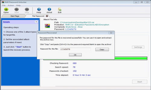 rar password unlocker tool