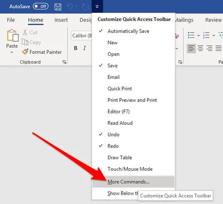 View Word documents in full screen mode: Windows, Mac