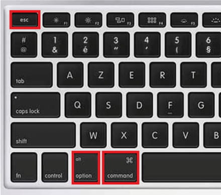 ctrl alt end on mac