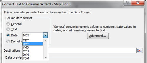 convert data format in excel for mac yyyymmdd