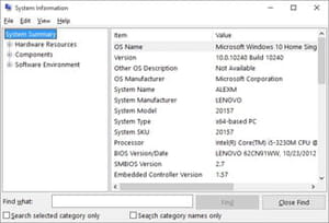 identify motherboard windows 10