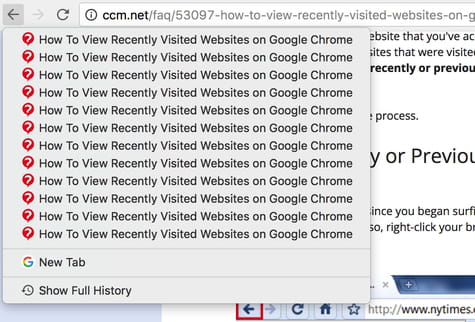 see your most visited website google chrome extension