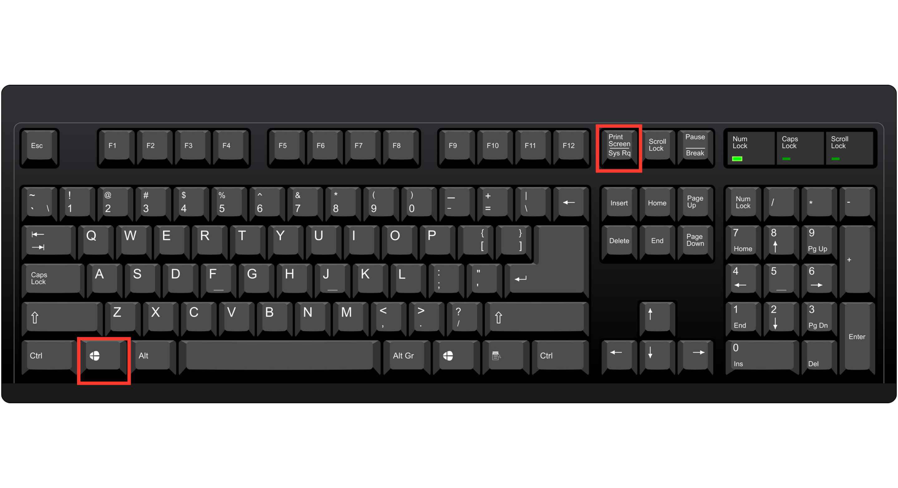 on screen keyboard windows 10 shortcut