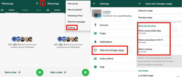 WhatsApp android screenshot