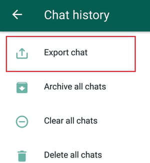 WhatsApp export screenshot