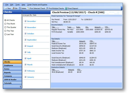 Payroll software, free download