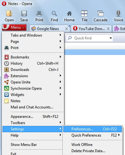 Change The Default Folder For Your Downloads In Opera Ccm