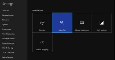 How To Enable The Magnifier On The Xbox One Ccm - roblox xbox camera zoom