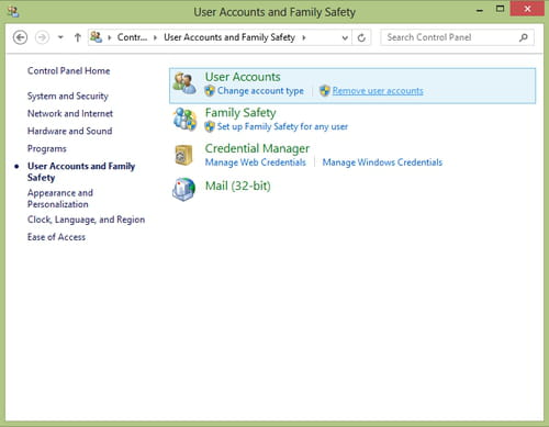 how to add a user account on windows 8