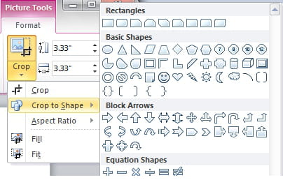 crop to shape powerpoint